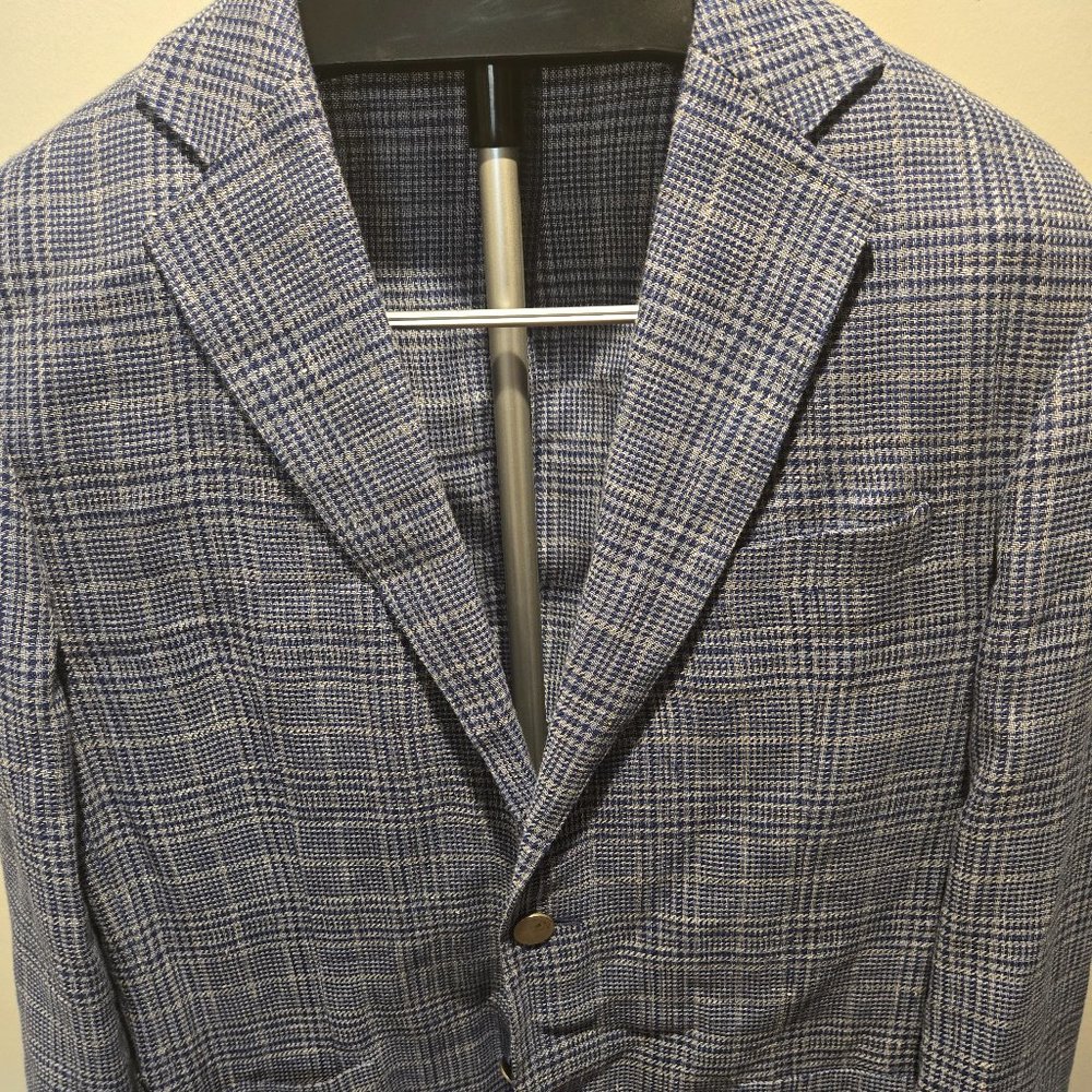 40R Trussardi Wool/Linen Blazer Sport Jacket